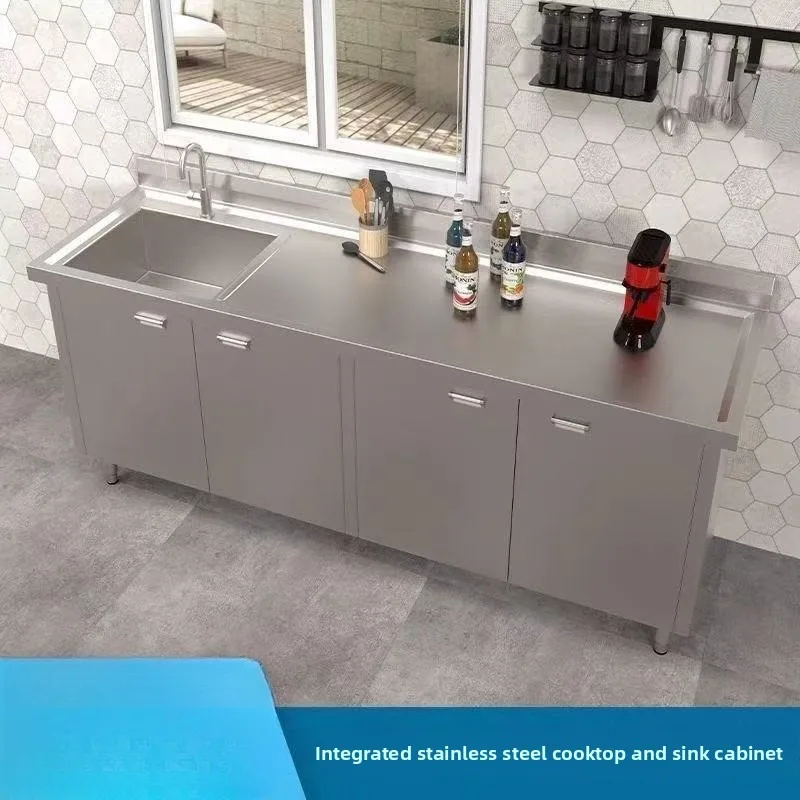 두꺼운 스테인리스 스틸 소재의 주방 싱크대, 상업용 및 - Commercial Kitchen Worktops 리뷰 및 가격